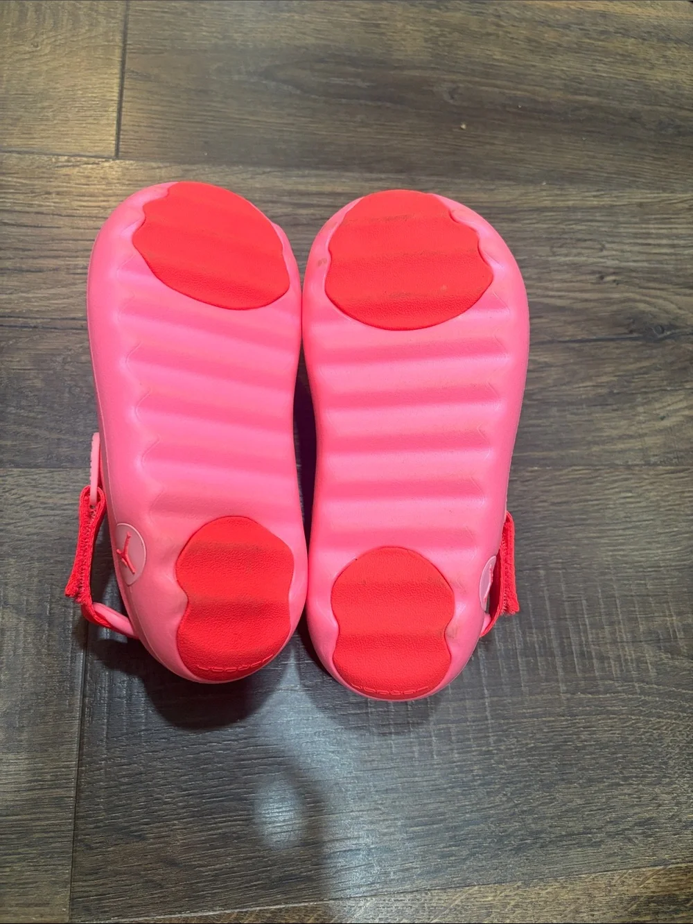 Jordan Kids' Pink Slip-On Sandals with Heel Strap